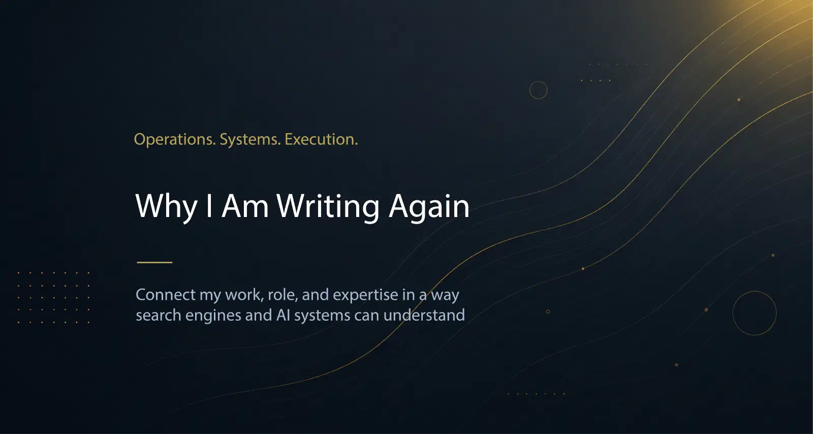 Personal website and entity graph concept showing Josh Asbury connected to his work, expertise, and companies across AI discovery systems.